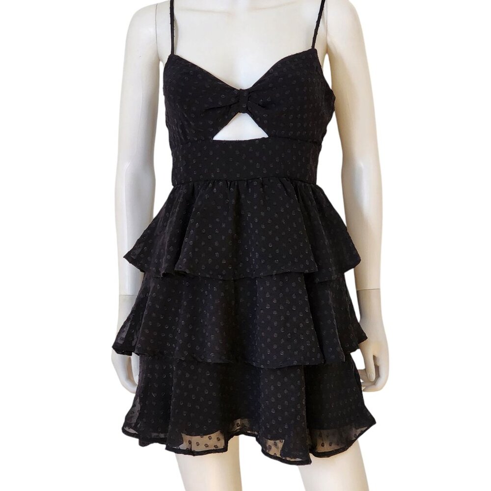 Trixxi 3 Tier Polk Dot Summer Dress